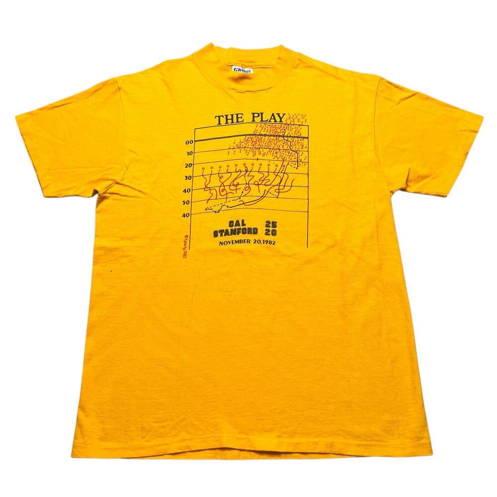 Vintage "The Play" UC Berkeley Cal Berkeley v. Stanford 1982 Football Game SZ‎ L